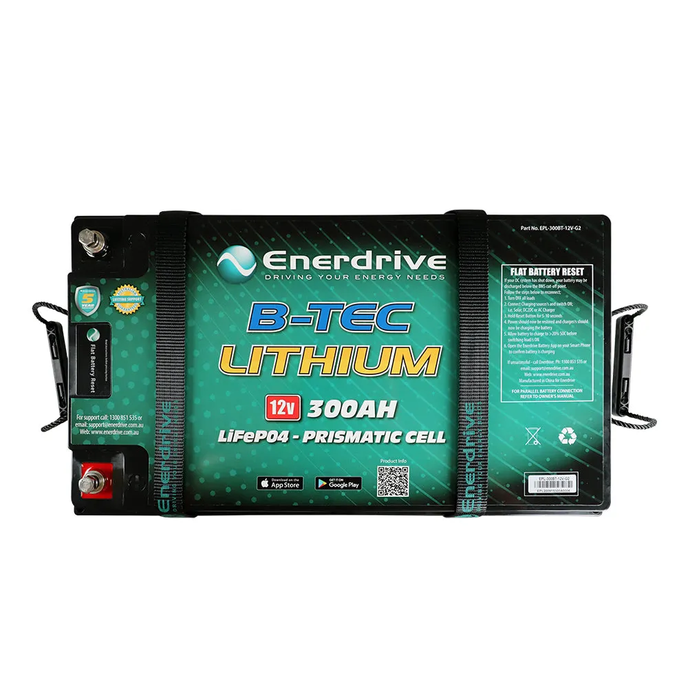 ENERDRIVE B-TEC 300AMP / 12V LIFEPO4 Battery GEN 2