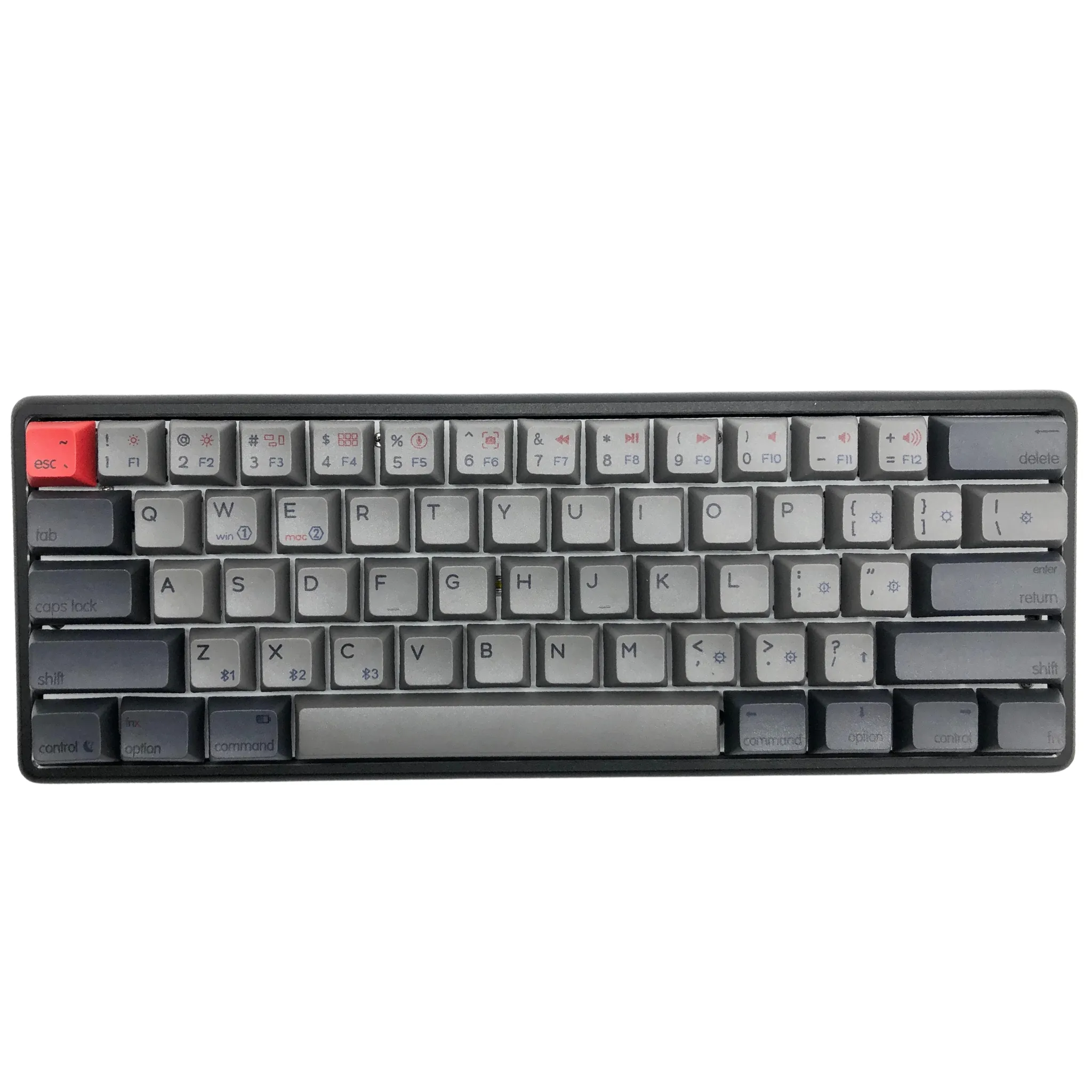 Epomaker SK61 Wireless 60% Gaming Keyboard Aluminum Case PBT Keycaps Gasket Mount Mechanical Keyboard With Yellow Switches