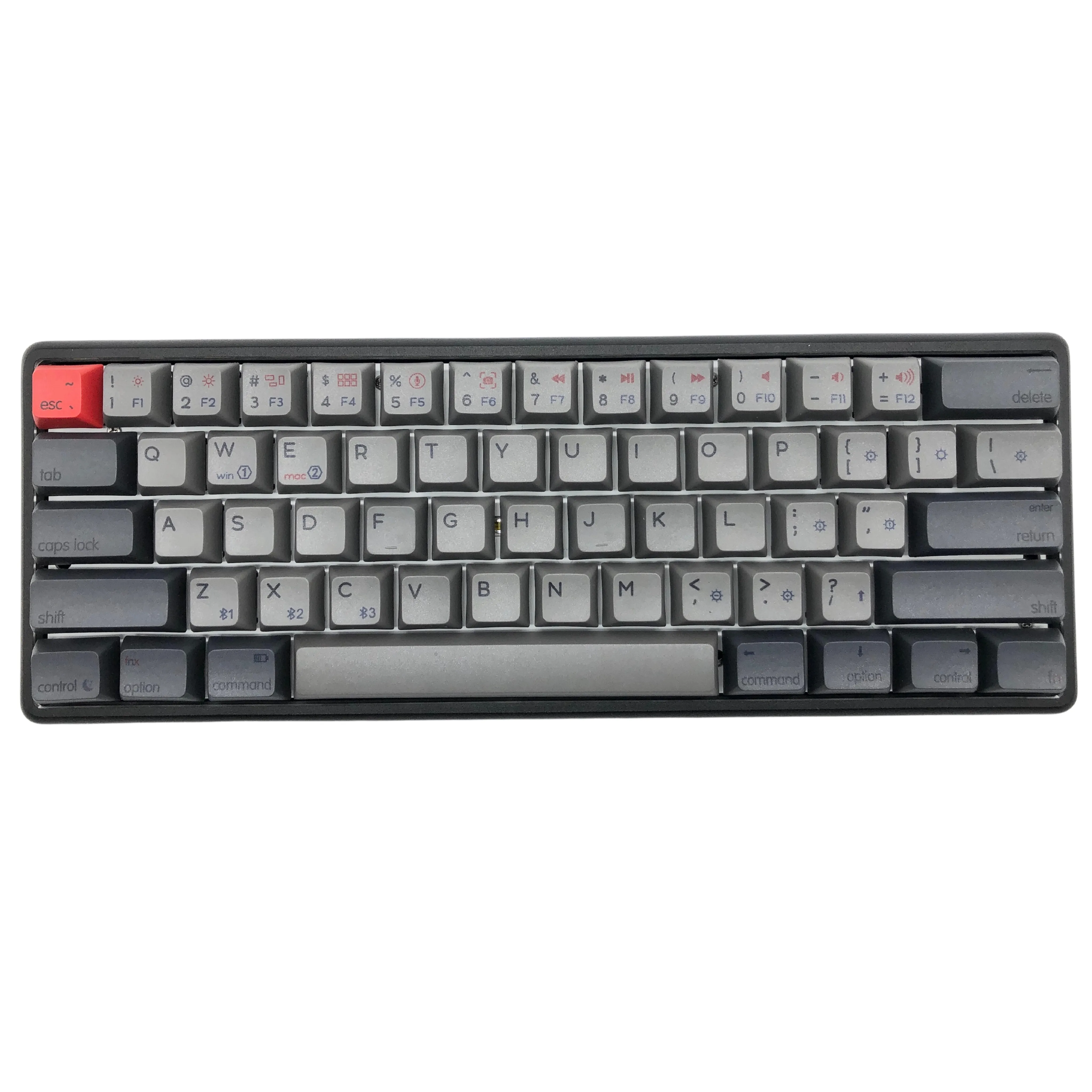 Epomaker SK61 Wireless 60% Gaming Keyboard Aluminum Case PBT Keycaps Gasket Mount Mechanical Keyboard With Yellow Switches