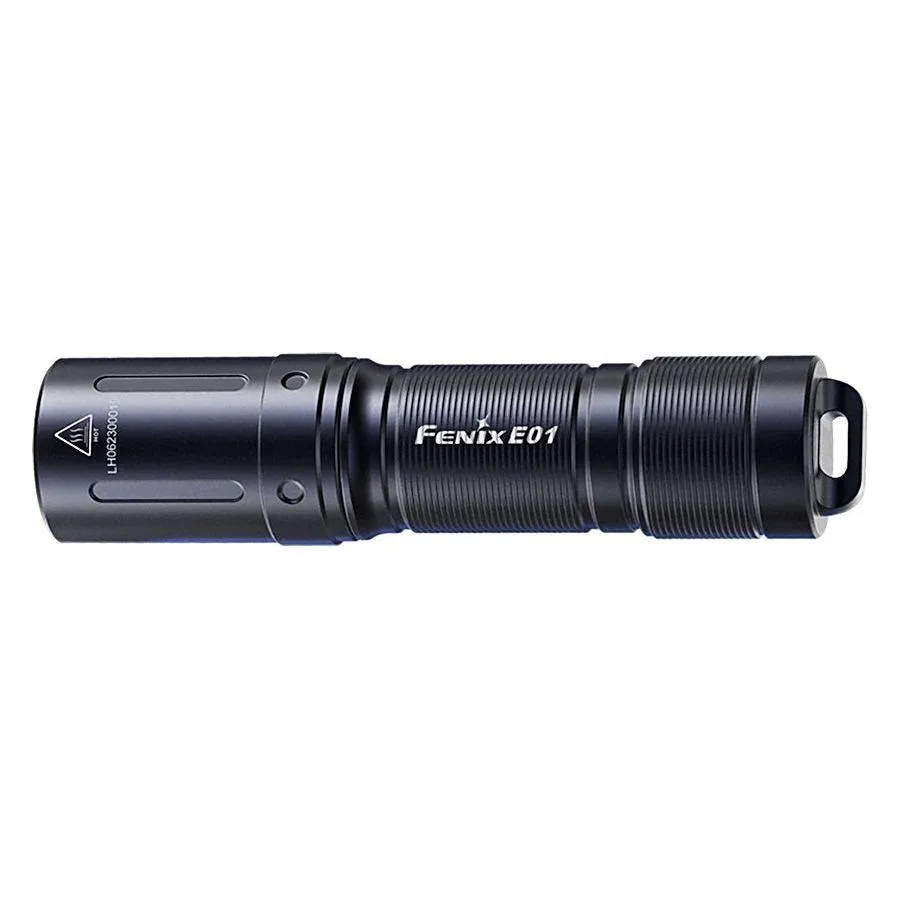 Fenix E01 V2.0 Miniature Flashlight - Black