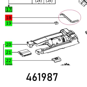 Festool, Allen Key Ps 300 Eq Sw4/2,5, FES461987