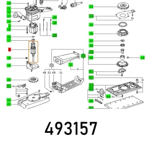 Festool, Armature 230V Rs 2 Et-Bg 230V, FES493157