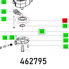 Festool, Ball Bearing 6003 Ddw Cm Din 625 Nsk, FES462795