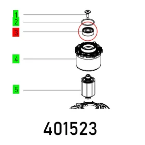 Festool, Ball Bearing 608 2Z Lht42, FES401523