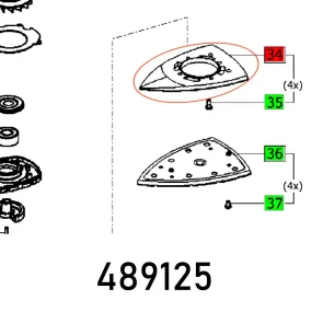 Festool, Base Plate Tp-Delta, FES489125