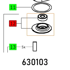 FESTOOL BEARING CARRIER LRM-A VOLLST. FES630103