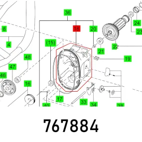 FESTOOL BEARING COVER MX 1600/2 EQ DUO FES767884