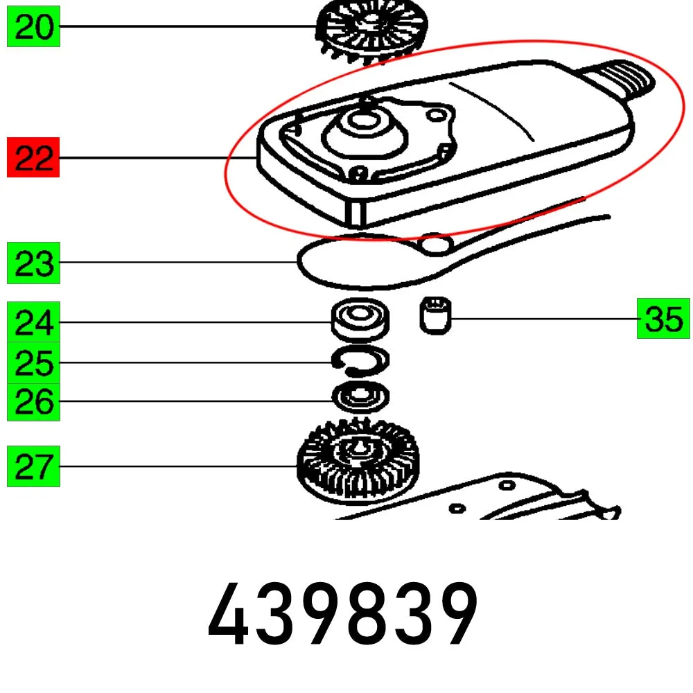 Festool, Bearing Cover Rs 1, FES439839