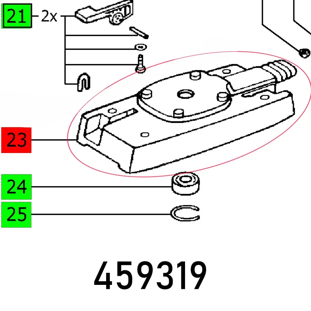 Festool, Bearing Cover Rs 200, FES459319