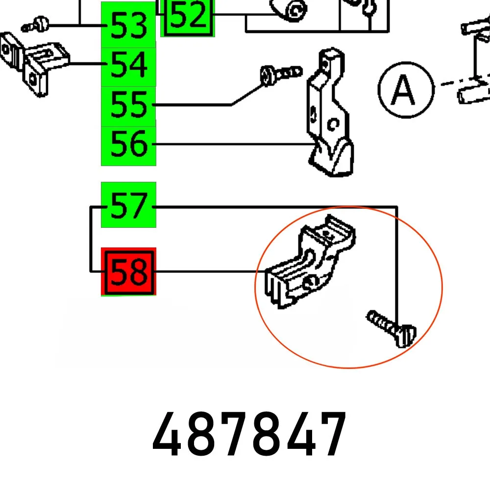 Festool, Blade Guide Hm Ps 2 E Vollst., FES487847