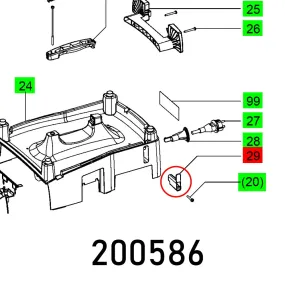 Festool, Cable Clamp Ctn Et-Bg, FES200586