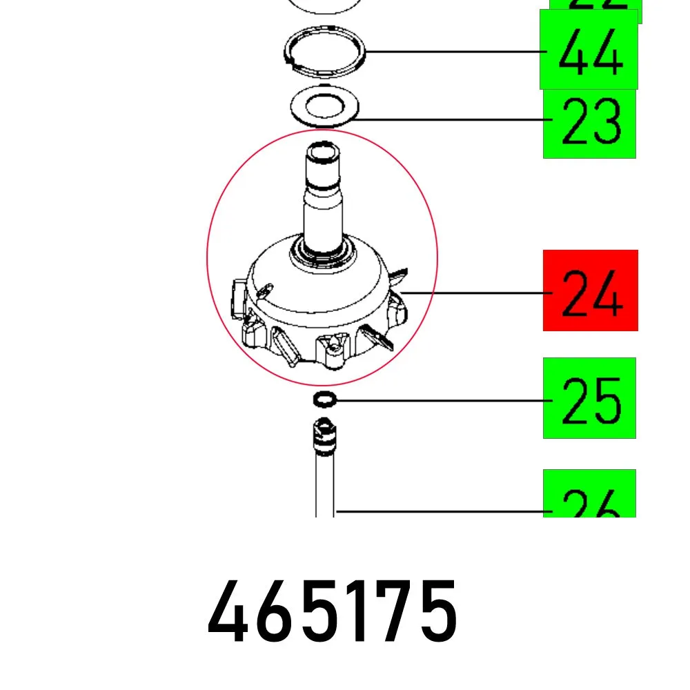 Festool, Cam Plate Ro 150 Feq, FES465175