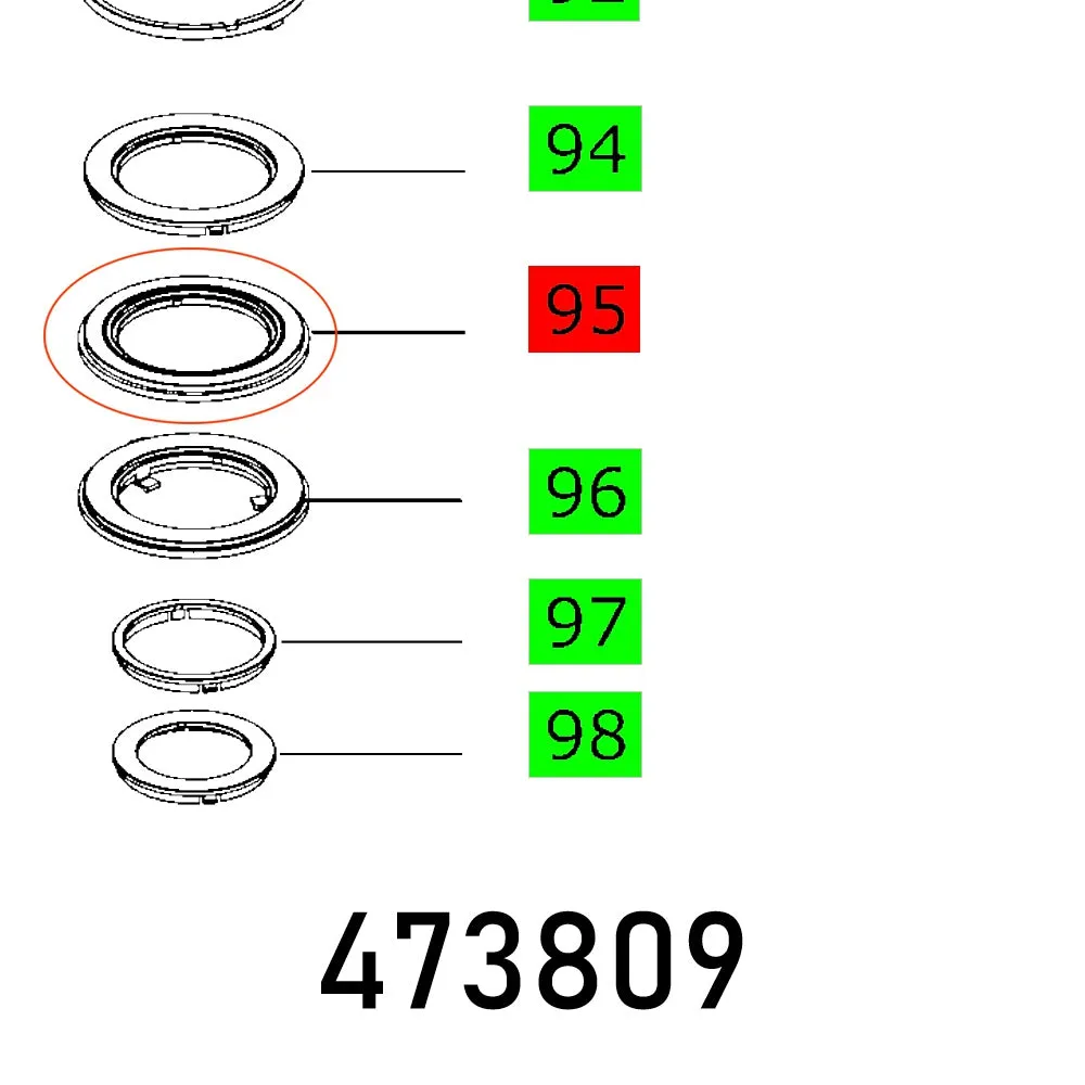 Festool, Centering Ring Cms-Of-1400, FES473809