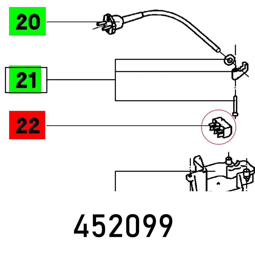 Festool, Clamp Rail 3-Polig 300V/16A, FES452099