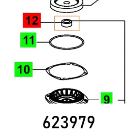 FESTOOL DISTANCE RING AGP 125-14 CQ FES623979