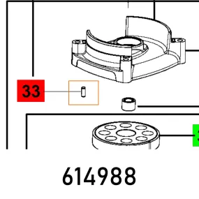 FESTOOL PIN 4M6X10 FES614988