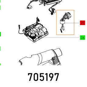 FESTOOL SOCKET HOUSING ETS 150 EC 230V FES705197