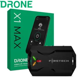 Firstech - Drone - X1MAX-LTE -  X1 LTE MAX with Cell, GPS, BLE, Sensors, and Back-up Battery (128-SGNS)