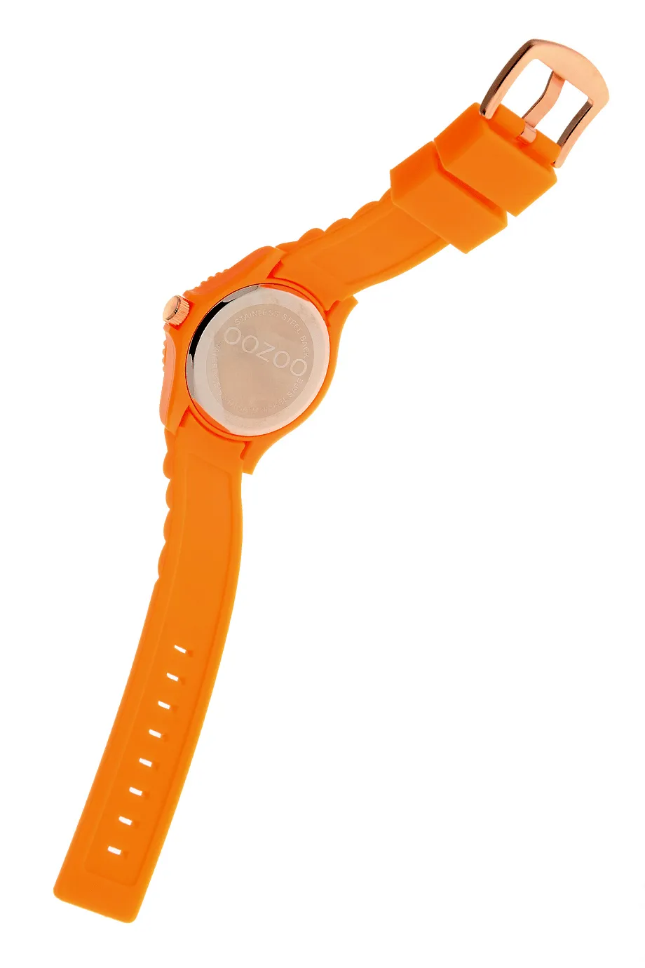 FLUO Orange Silicone Watch