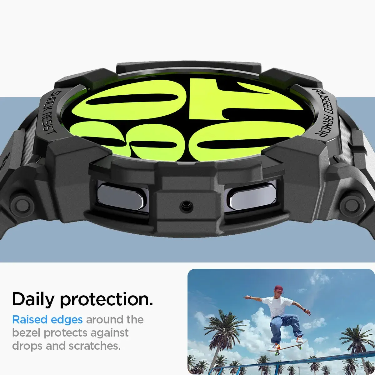 Galaxy Watch 7 Case (44mm) Rugged Armor Pro