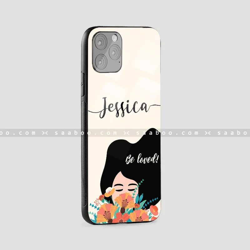 Glossy Protective Case With Cute Girl Name