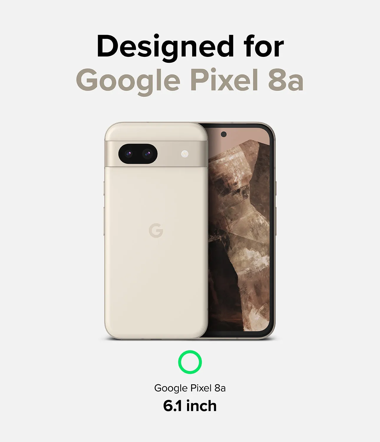 Google Pixel 8a Case Cover | Fusion Series | Matte Clear