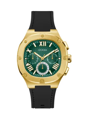 Green Gold Headline Silicone Watch