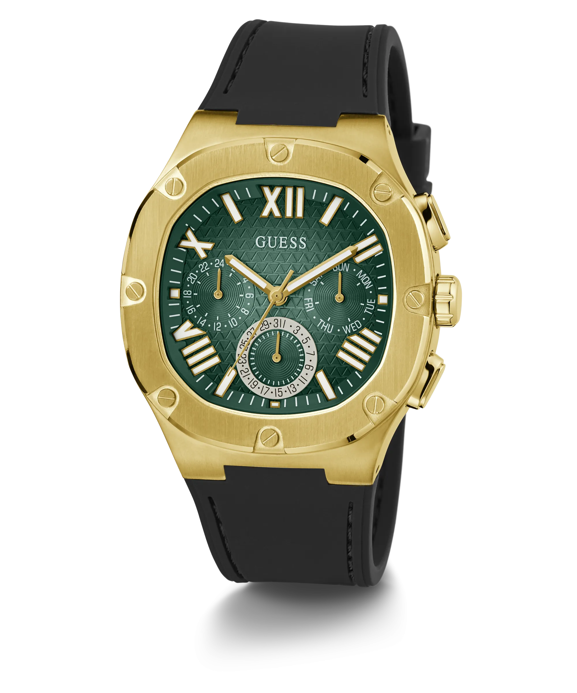 Guess - Men's Black Gold Multi-function Watch - GW0571G3 - 787722