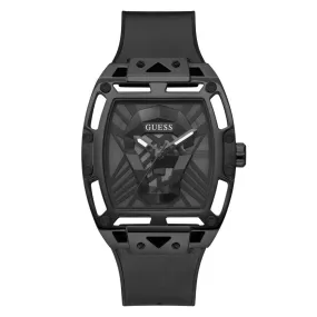 GUESS Mens Black Tone Multi-function Watch GW0500G2