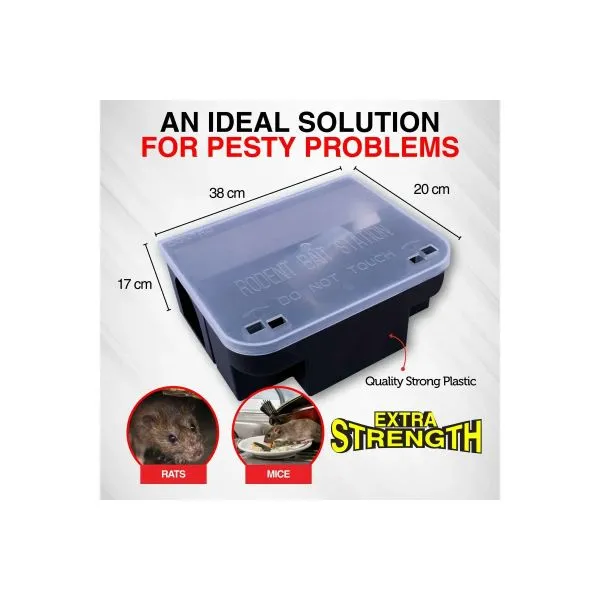 Heavy Duty Mouse Station Trap Bait