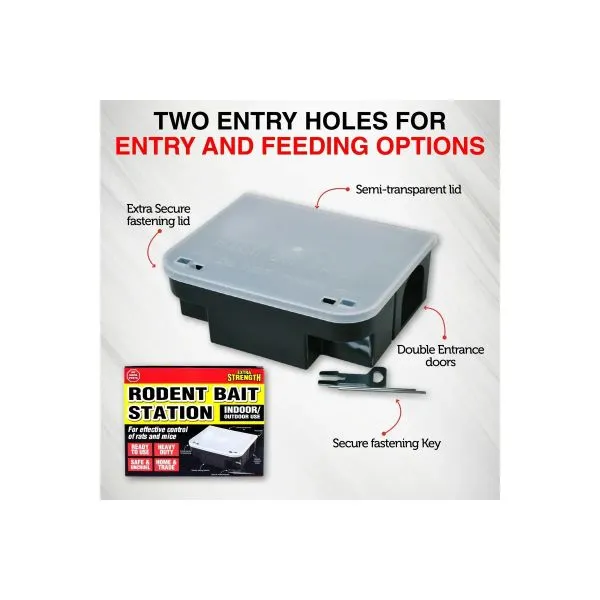 Heavy Duty Mouse Station Trap Bait