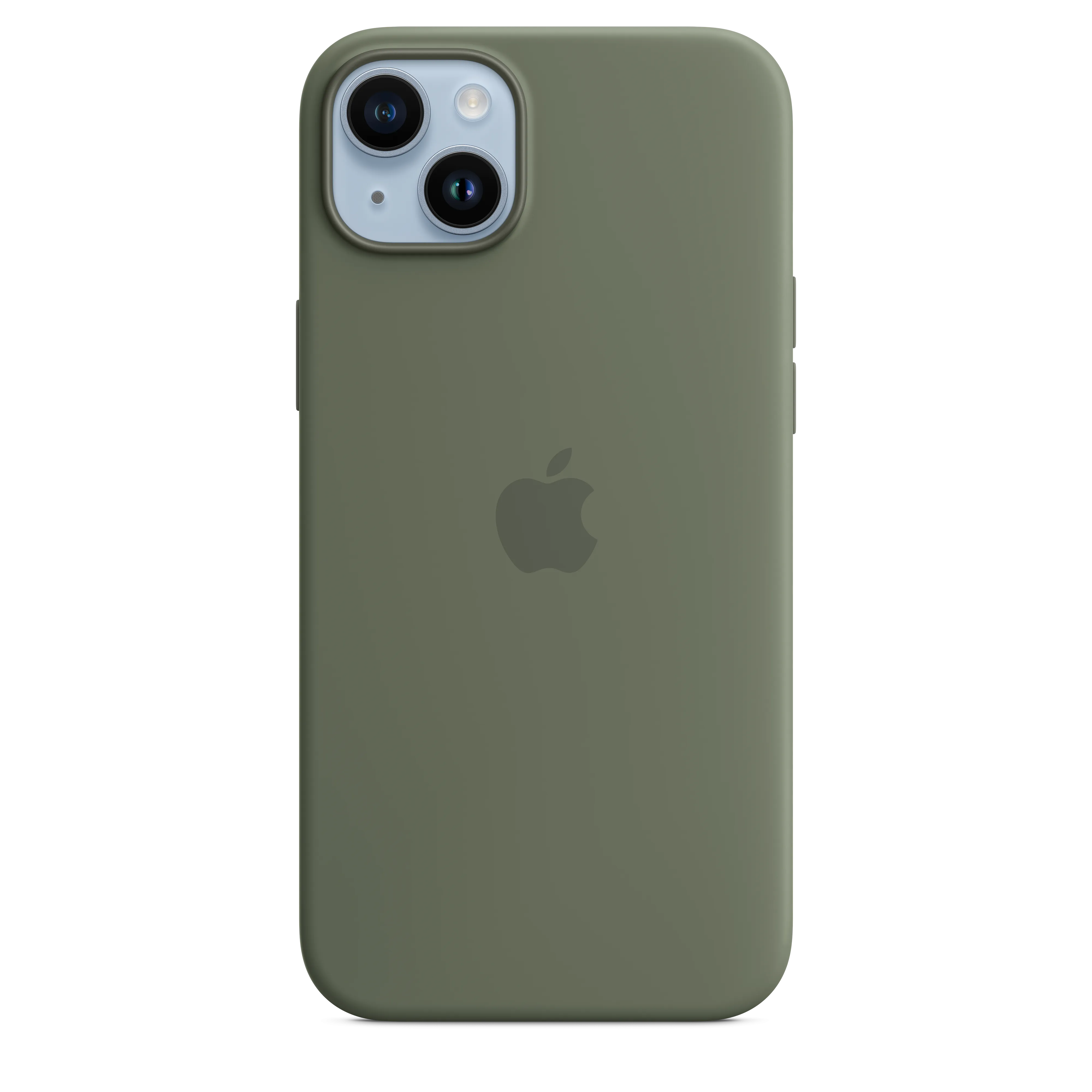 iPhone 14 Plus Silicone Case with MagSafe - Olive