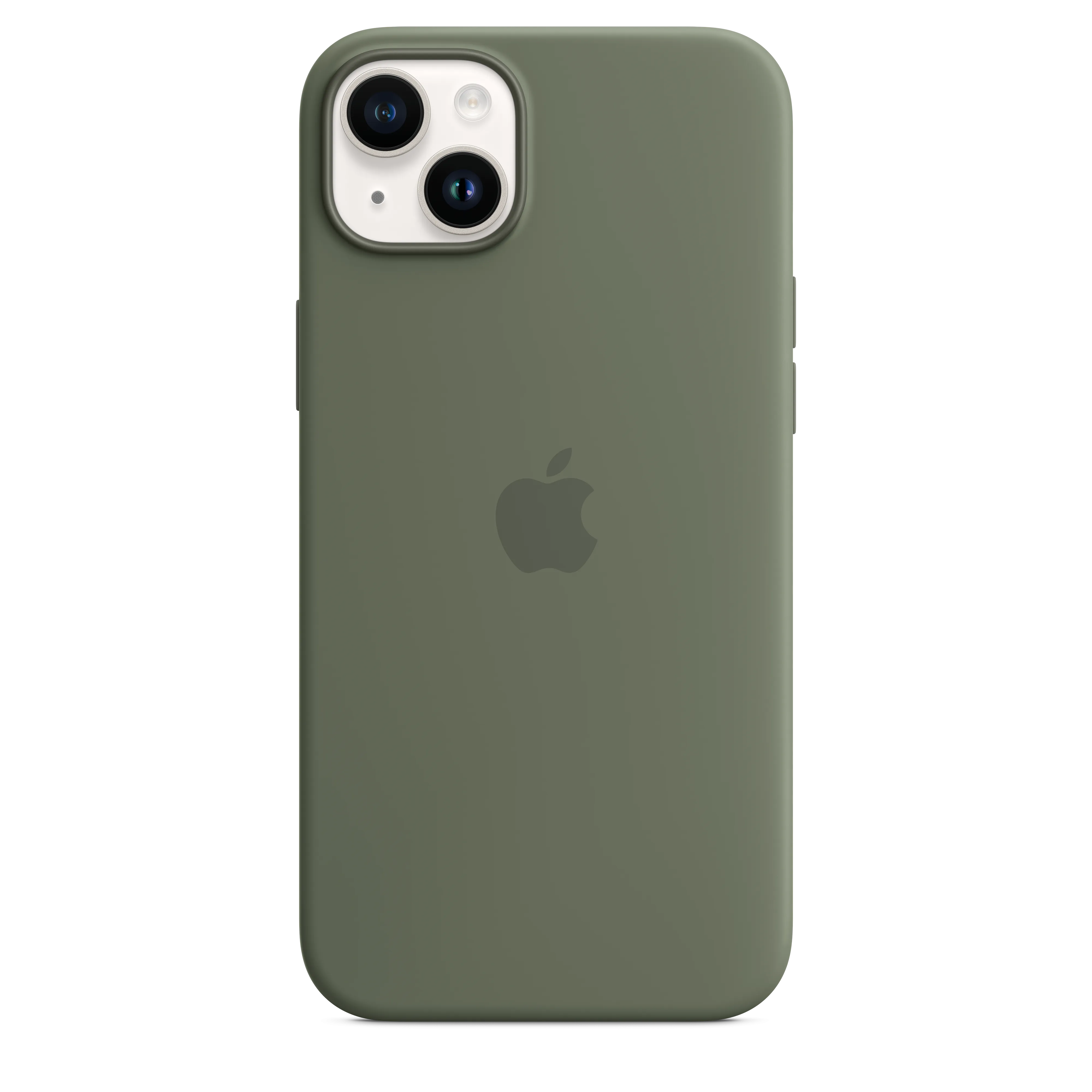 iPhone 14 Plus Silicone Case with MagSafe - Olive