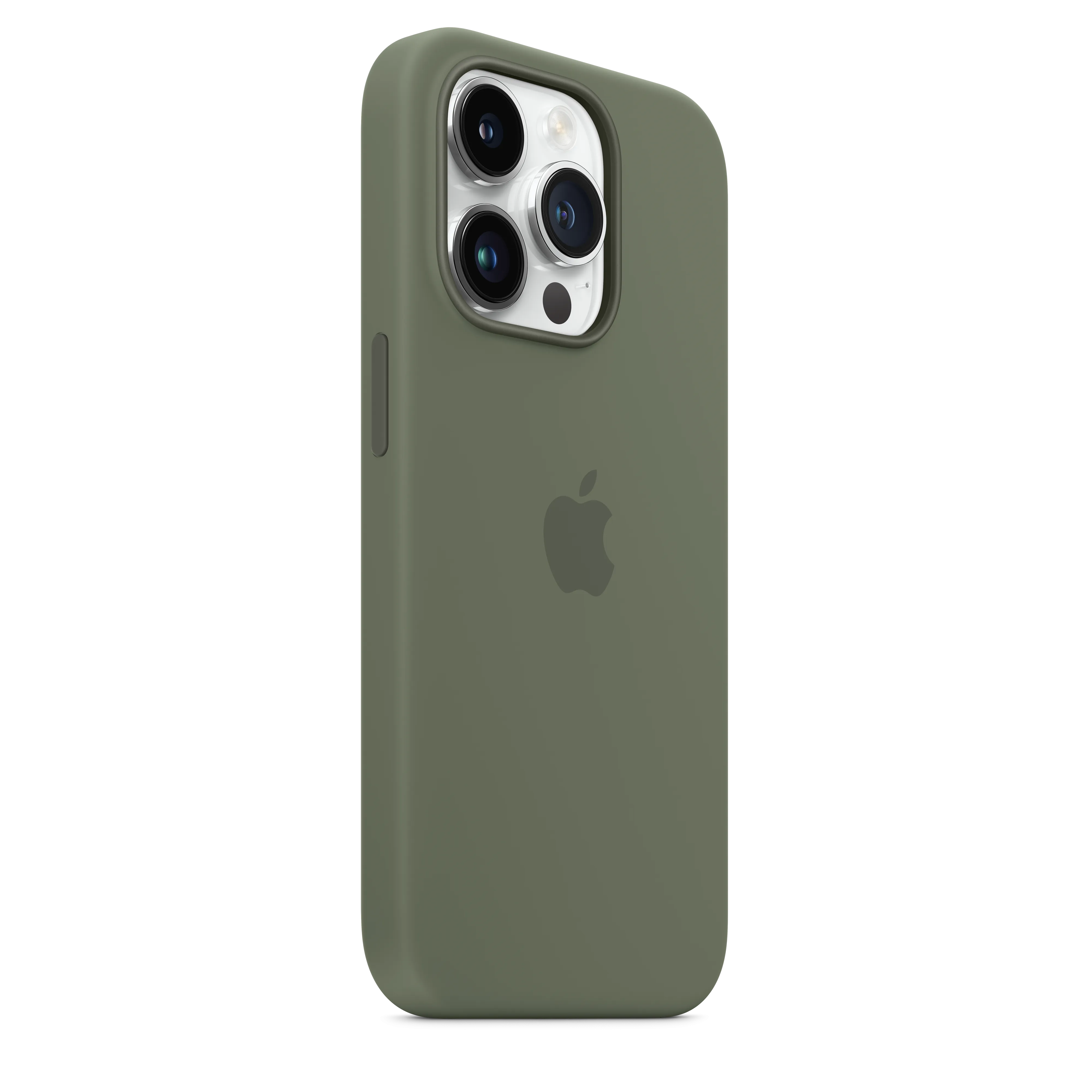 iPhone 14 Pro Silicone Case with MagSafe - Olive