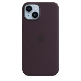 iPhone 14 Silicone Case with MagSafe - Elderberry