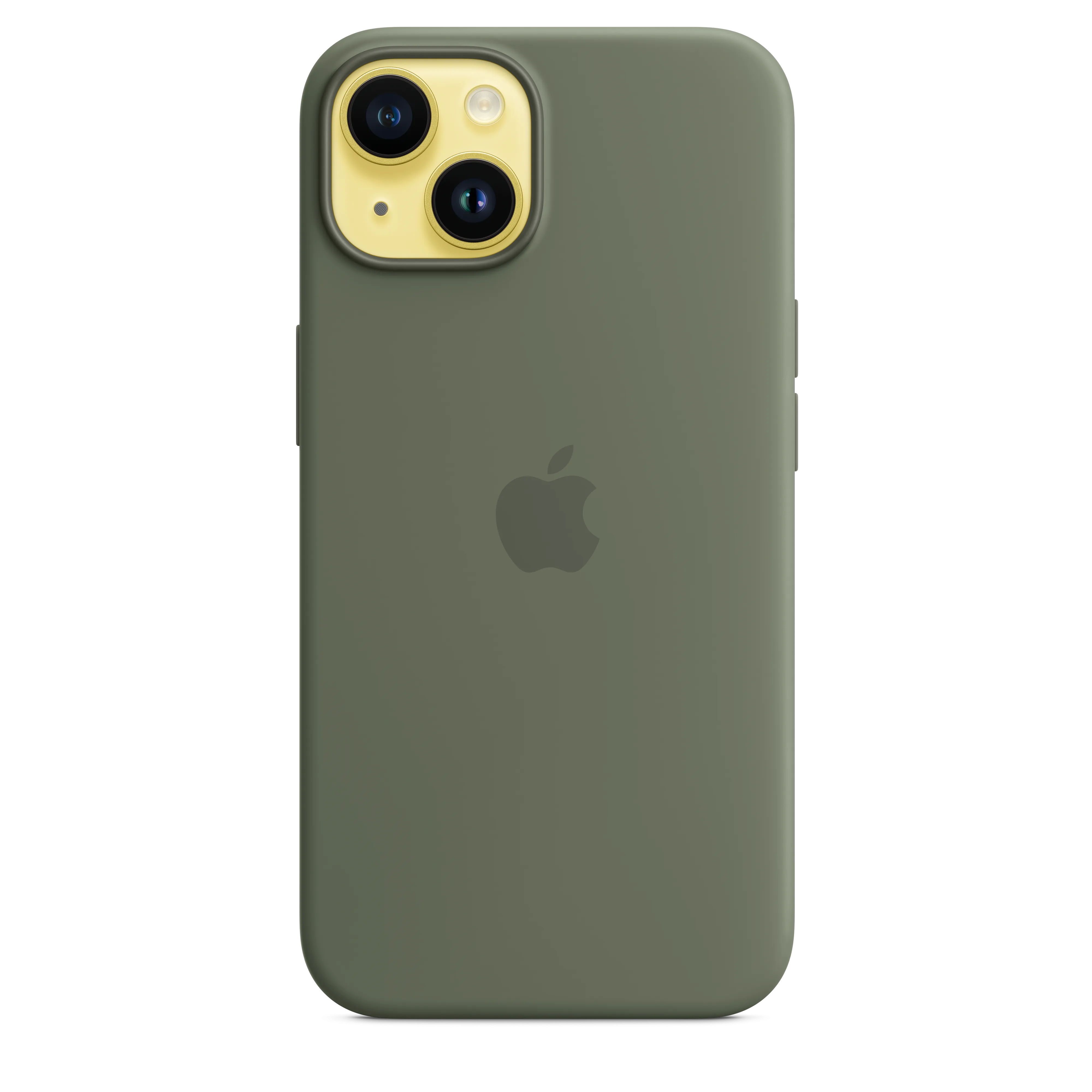 iPhone 14 Silicone Case with MagSafe - Olive