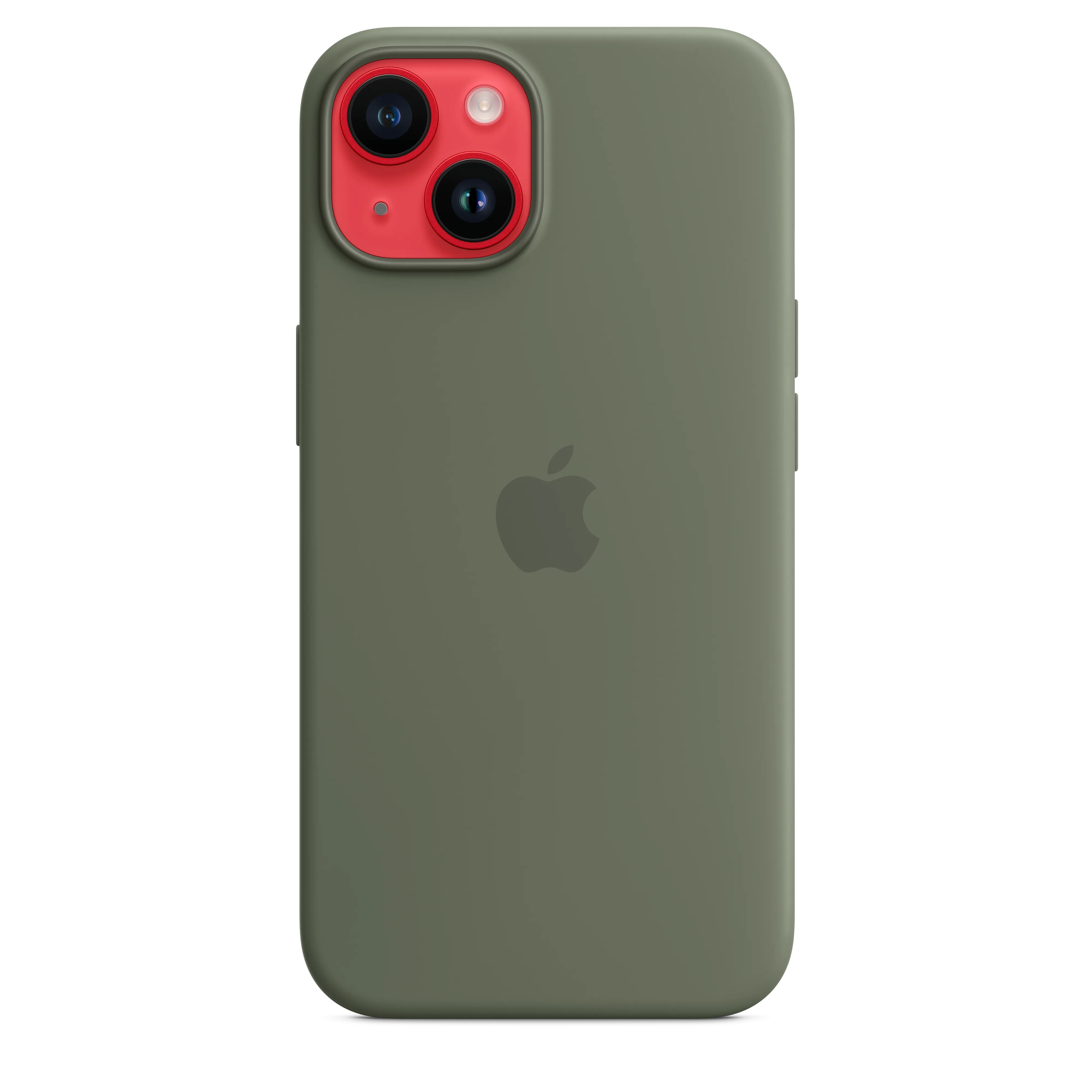 iPhone 14 Silicone Case with MagSafe - Olive