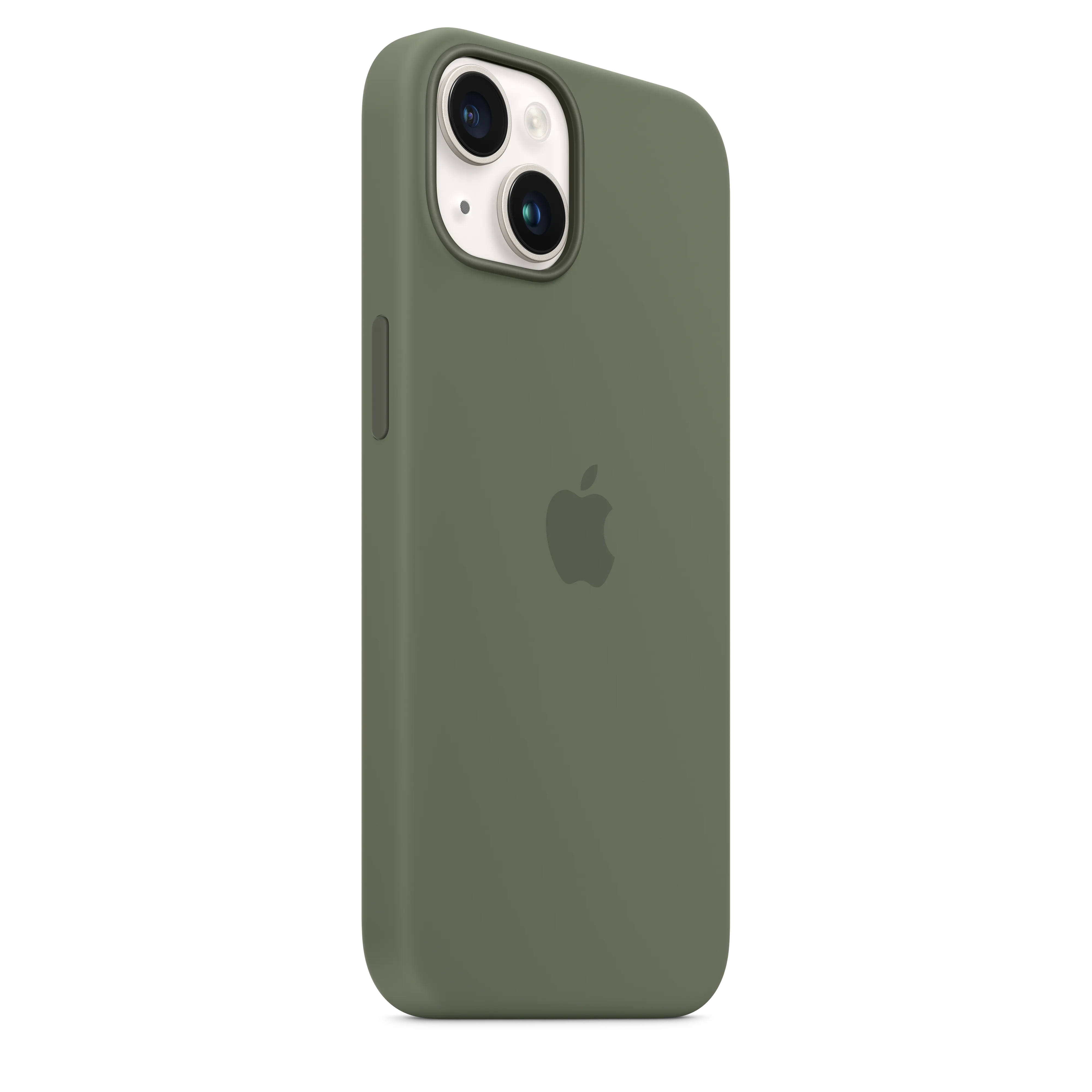 iPhone 14 Silicone Case with MagSafe - Olive