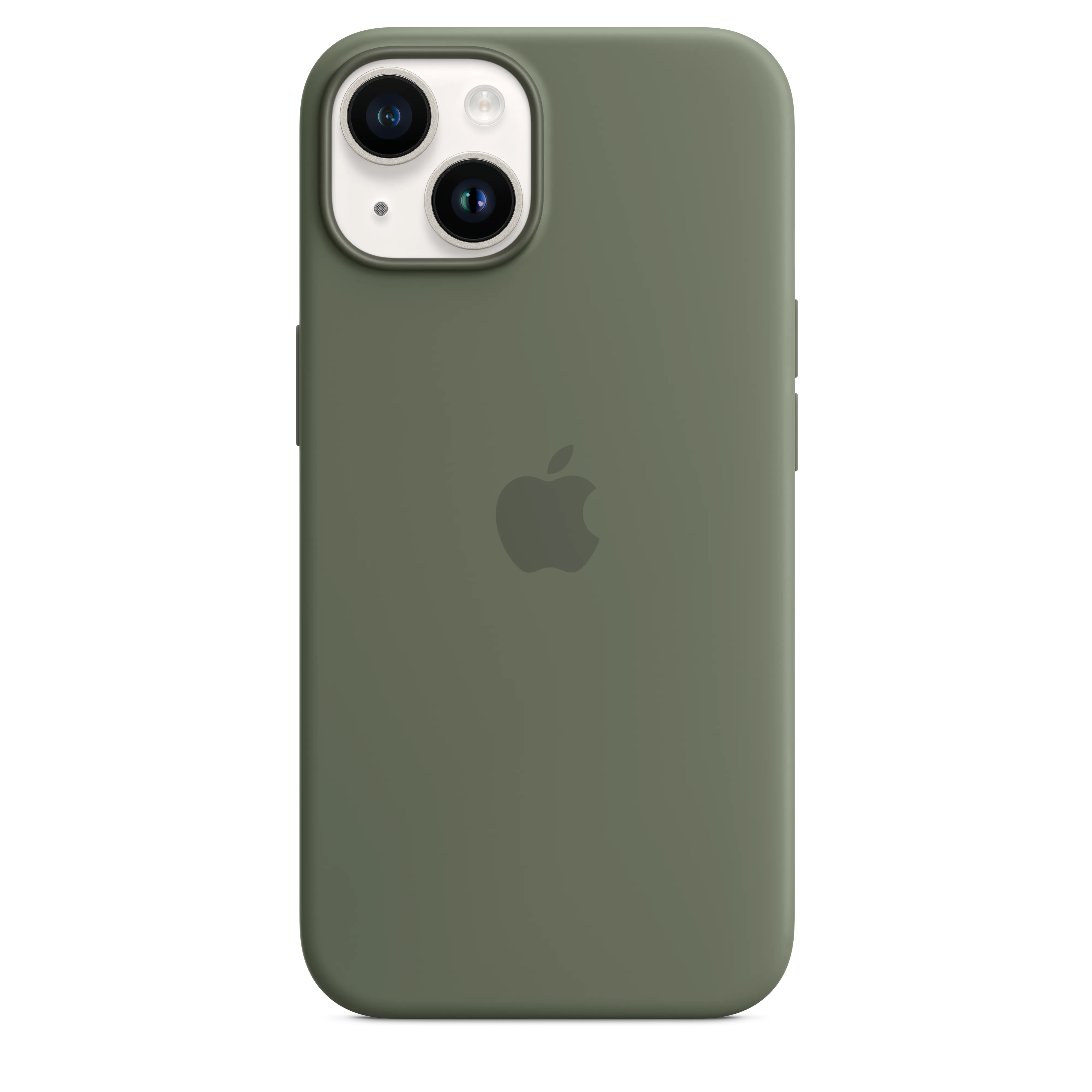 iPhone 14 Silicone Case with MagSafe - Olive