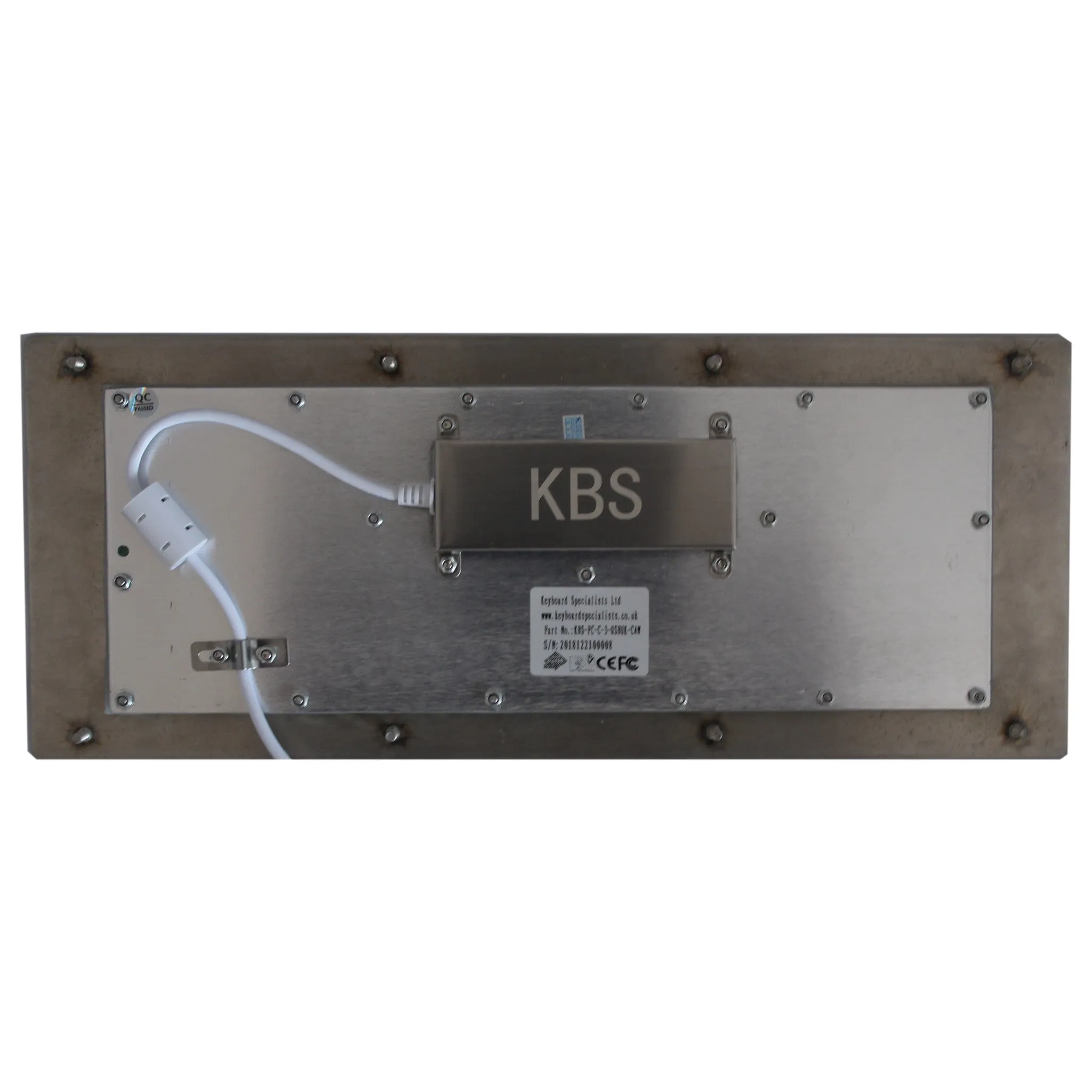 KBS-PC-C-3 Top Mounted Stainless Steel Keyboard