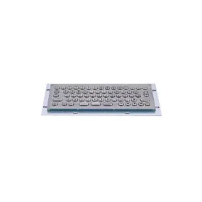 KBS-PC-MINI Compact Panel Mount Stainless Steel Keyboard