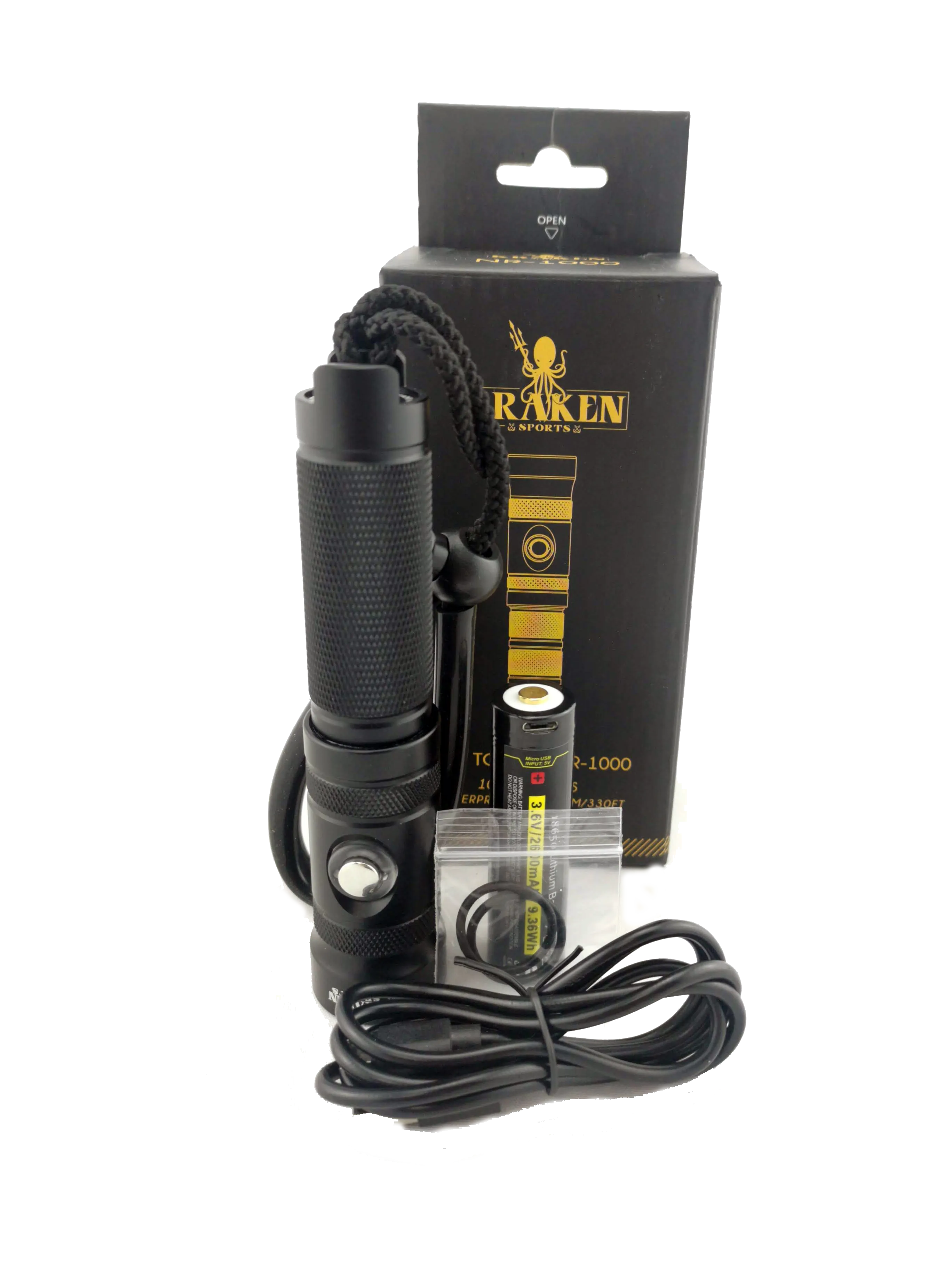 Kraken by I-Torch NR-1000 Tiny Bright Light 1000 Lumens