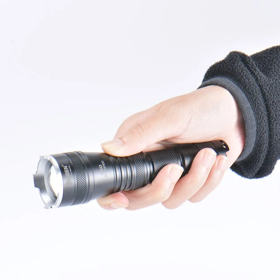 L60 Zoomable LED Self Defense Flashlight - 1200 Lumens