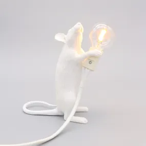 Lamp Mouse Standing Upright Seletti in White