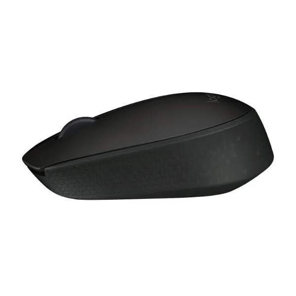 Logitech B170 Wireless Mouse, 2.4 GHz with USB Nano Receiver, Optical Tracking - Black