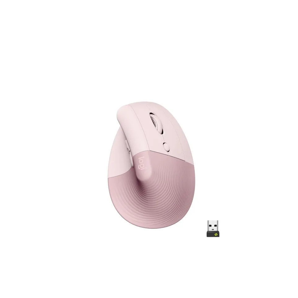 Logitech Lift Vertical Ergonomic Mouse Wireless Bluetooth Logi Bolt USB receiver with Quiet Clicks