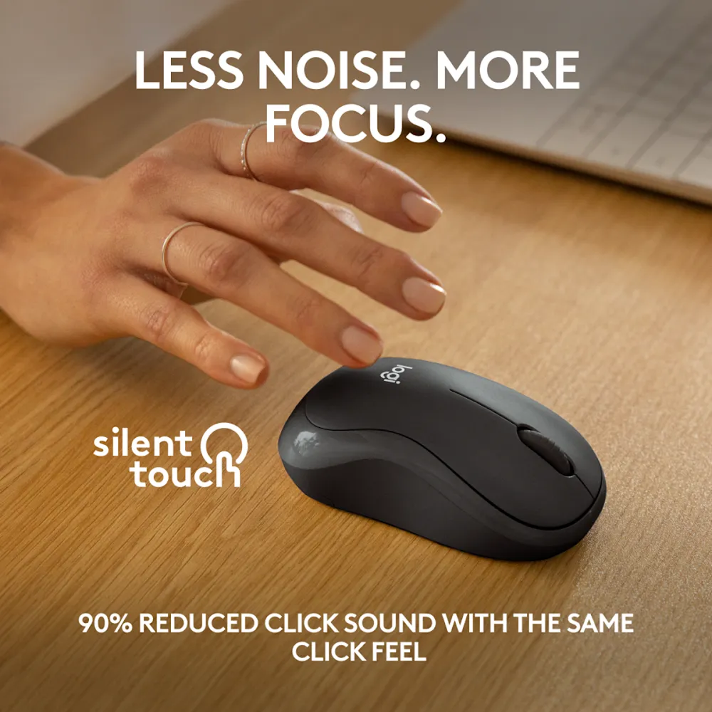 Logitech M240 Silent Bluetooth Mouse - Graphite