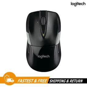 Logitech M525 2.4GHz Wireless Optical USB Mouse with Tilt Wheel 910-002696 Black