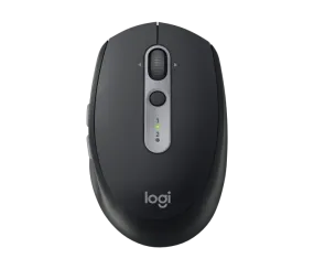 Logitech M590 Silent Wireless Bluetooth Mouse with 1000 DPI, Multi-Device Workflow Support, and 5 Programmable Buttons for Desktop, Laptop, and Mobile (Graphite)