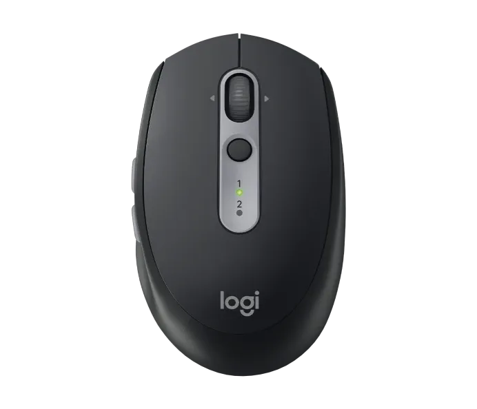 Logitech M590 Silent Wireless Bluetooth Mouse with 1000 DPI, Multi-Device Workflow Support, and 5 Programmable Buttons for Desktop, Laptop, and Mobile (Graphite)